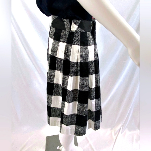 Talbots Pleated Plaid Skirt - Picture 5 of 6
